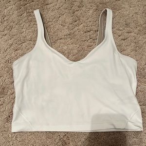 Size 8 White Align Tank